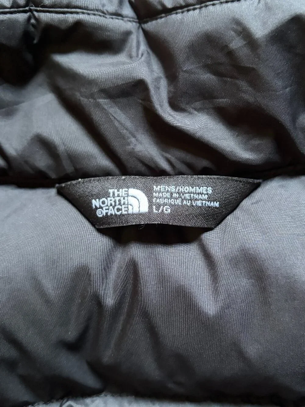The Northface Down Vest Black Size Large